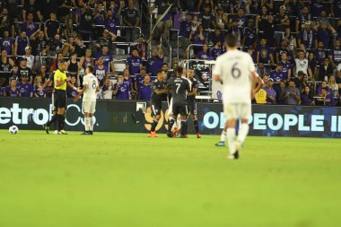Orlando City 21 Nisan 2018 'de Orlando Florida' daki Exploria Stadyumu 'nda San Jose depremlerine ev sahipliği yaptı..  