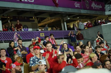 Orlando Florida Exploria Stadyumu 'ndaki 2019 Tedavi Kupası 21 Aralık 2019 Georgia Southern Eagles' a karşı Liberty Flames.  