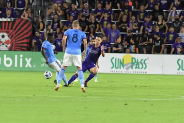 Orlando City 26 Temmuz 2018 'de Florida Exploria Stadyumu' nda NYC FC 'ye ev sahipliği yaptı. Fotoğraf: Marty Jean-Louis