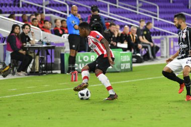 Korintliler, 10 Ocak 2018 'de Orlando City Stadyumu' nda düzenlenen Florida Kupası 'nda PSV Eindhoven' a karşı..  
