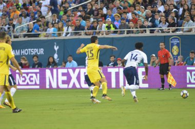 Paris Saint-Germain, Tottenham Hotspur 'a karşı 22 Temmuz 2017' de Orlando Florida 'daki Citrus Bowl' da. 