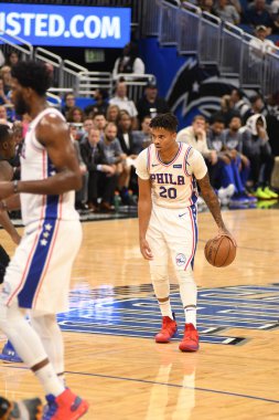 Orlando Magic, Philadelphia 76ers 'ı 14 Kasım 2018' de Orlando Florida 'daki Amway Center' da ağırlıyor..
