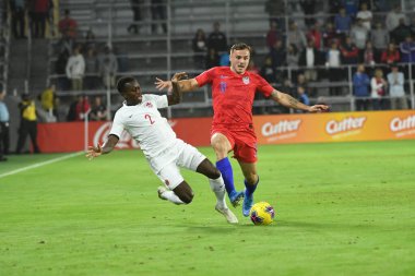 Amerikan Futbol Takımı 15 Kasım 2019 Cuma günü Orlando Florida 'daki Exploria Stadyumu' nda oynanan Concacaf Uluslar Ligi karşılaşmasında Kanada 'ya ev sahipliği yapmaktadır.