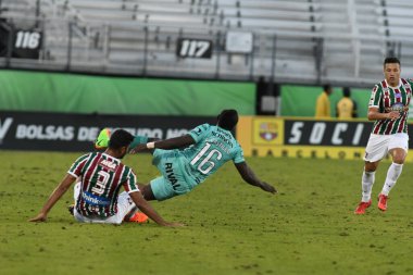 Fluminense, Florida Kupası 'nda 15 Ocak 2018' de Orlando Florida 'da oynanan Spektrum Stadyumu' nda Barcelona SC 'ye karşı..