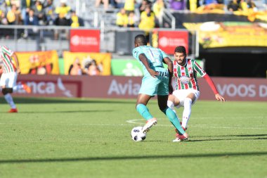 Fluminense, Florida Kupası 'nda 15 Ocak 2018' de Orlando Florida 'da oynanan Spektrum Stadyumu' nda Barcelona SC 'ye karşı..  