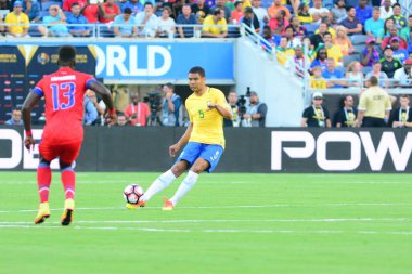 Brezilya, 8 Haziran 2016 tarihinde Orlando Florida 'daki Copa America Centenario' da Haiti ile karşılaştı..