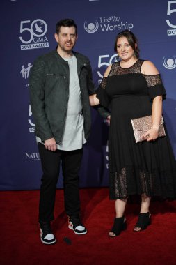 15 Ekim 2019 'da Nashville, Tennessee' deki Linbscome Üniversitesi 'nde verilen 50. GMA Dove Ödülleri sırasında kırmızı halı. 