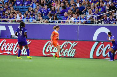 Orlando Pride sunucusu Houston Dash 23 Haziran 2016 'da Orlando Florida' daki Dünya Kampı Stadyumu 'nda..