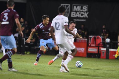 Real Salt Lake, 12 Temmuz 2020 'de Orlando Florida' da düzenlenen MLS Sırt Turnuvası sırasında Colorado Rapids ile karşı karşıya.