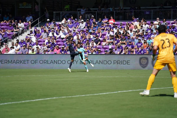 Orlando City Acoge Las Whitecaps Vancouver Orlando City Stadium Sábado —  Fotos de Stock