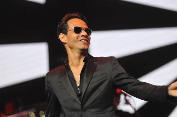 2014 Latin Singer Marc Anthony Performs Amway Center Orlando Florida — 스톡 사진