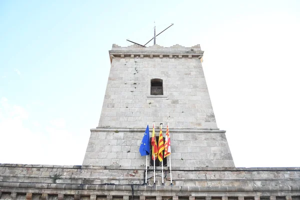 Vista Della Vecchia Torre Della Fortezza — Foto Stock