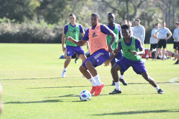 Orlando Şehir Futbol Kulübü Sahada — Stok fotoğraf