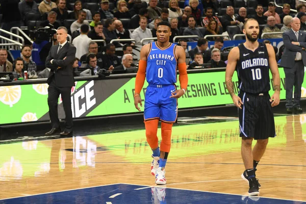 Orlando Magic Organizuje Oklahomacity Thunder Amway Center Orlando Florydzie Stycznia — Zdjęcie stockowe