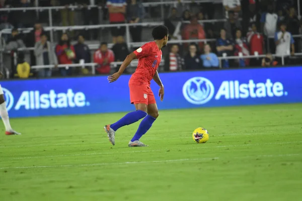 Equipo Fútbol Estados Unidos Acoge Canadá Durante Partido Liga Naciones — Foto de Stock