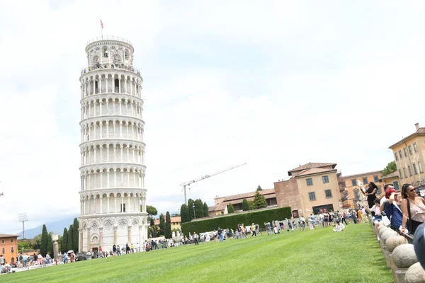 Eğik Pisa Kulesi Talya — Stok fotoğraf