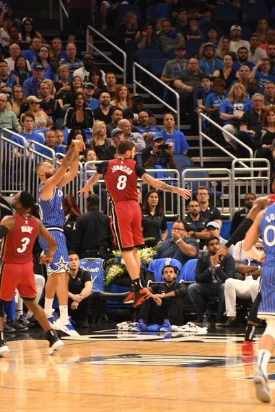 Orlando Magic Värd Miami Heat Amway Center Orlando Florida Den — Stockfoto