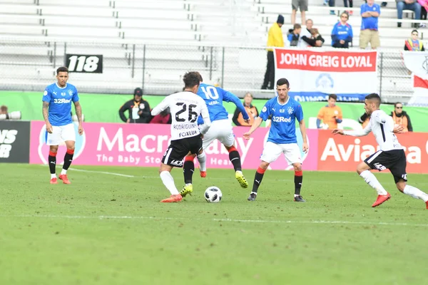 Rangers Corinthians Durante Copa Florida Spectrum Stadium Enero 2018 Orlando — Foto de Stock