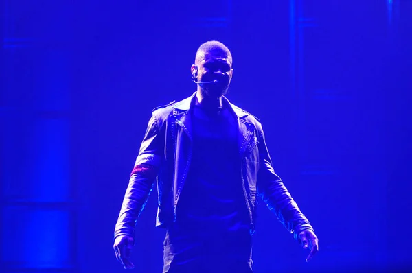 Cantante Usher Realiza Amway Center Orlando Florida Diciembre 2015 — Foto de Stock