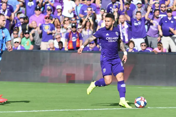 Orlando City Host New York City Orlando City Stadium Orlando — Fotografia de Stock