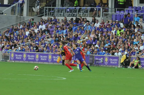 Orlando Pride Ospita Portland Thorns All Orlando City Stadium Orlando — Foto Stock