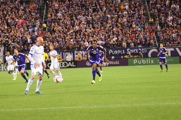 Orlando City Házigazda Téged Montreal Impact Camping World Stadium Október — Stock Fotó