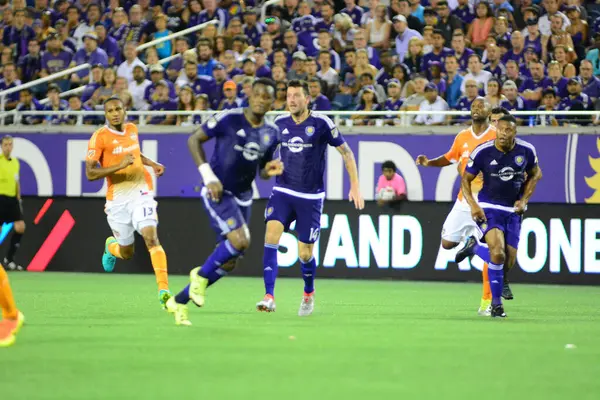 Orlando City Sediou Houston Dynamo Julho 2016 Camping World Stadium — Fotografia de Stock