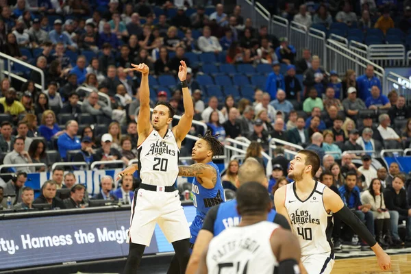 Orlando Magic Gastheer Van Clippers Het Amway Center Orlando Florida — Stockfoto