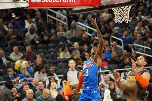 Orlando Magic Host Oklahoma Thunder Amway Center Orlando Florida Wednesday — Stock Photo, Image