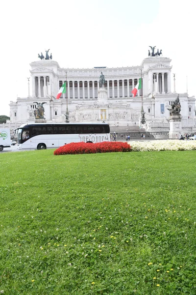 Altare Della Patria Conosciuto Anche Come Monumento Nazionale Vittorio Emanuele — Foto Stock