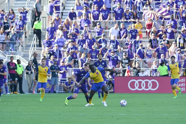 Orlando City Hostí Colorado Rapids Stadionu Orlando City Orlandu Floridě — Stock fotografie