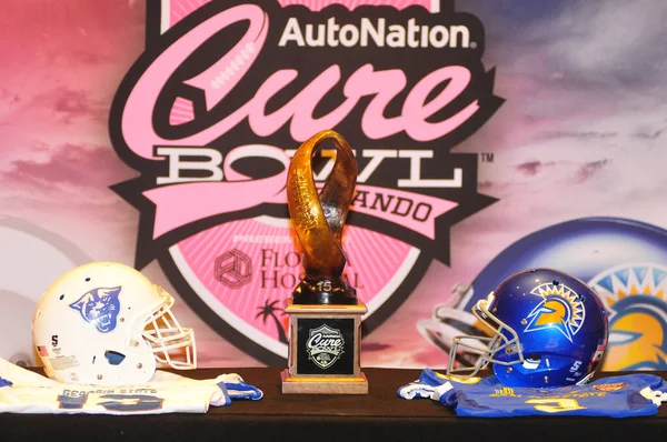 Georgia State Football Team Připravuje Cure Bowl Jak Tváří San — Stock fotografie