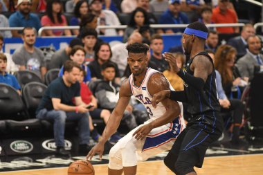 Orlando Magic, Philadelphia 76ers 'ı 25 Mart 2019' da Orlando Florida 'daki Amway Arena' da ağırlıyor.. 