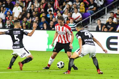 Korintliler, 10 Ocak 2018 'de Orlando City Stadyumu' nda düzenlenen Florida Kupası 'nda PSV Eindhoven' a karşı..  