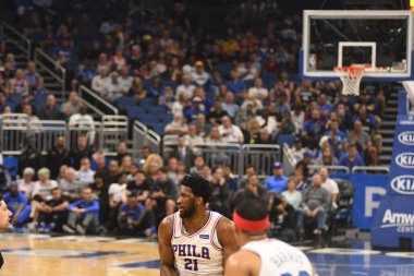 Orlando Magic, Philadelphia 76ers 'ı 25 Mart 2019' da Orlando Florida 'daki Amway Arena' da ağırlıyor.. 