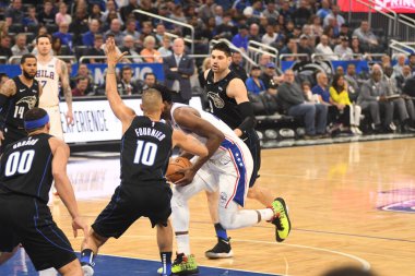 Orlando Magic, Philadelphia 76ers 'ı 25 Mart 2019' da Orlando Florida 'daki Amway Arena' da ağırlıyor.. 