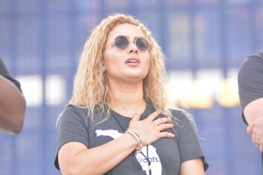 23 Şubat 2019 'da Orlando Florida' daki Dünya Kampı Stadyumunda Hristiyan Uyanışı. 