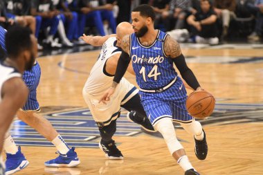 Orlando Magic, 7 Şubat 2019 'da Orlando, Florida' da bulunan Amway Arena 'da Minnesota Timberwolves' a ev sahipliği yapar..  