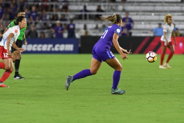Orland Pride, 25 Ağustos 2018 'de Orlando Florida' daki Exploria Stadyumu 'nda Chicago Red Stars' a ev sahipliği yapıyor..  