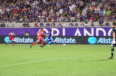 Orlando City SC, 8 Mayıs 2015 'te Florida' daki Kamp Dünyası Stadyumu 'nda Los Angeles Galaksisi' ne ev sahipliği yaptı.. 