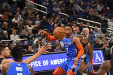 Orlando Magic 29 Ocak 2019 'da Orlando Florida' daki Amway Center 'da OklahomaCity Thunder' a ev sahipliği yaptı. 