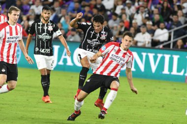 Korintliler, 10 Ocak 2018 'de Orlando City Stadyumu' nda düzenlenen Florida Kupası 'nda PSV Eindhoven' a karşı.. 