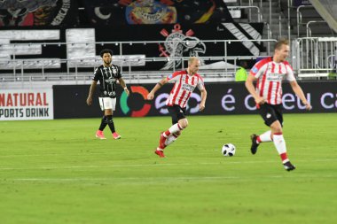 Korintliler, 10 Ocak 2018 'de Orlando City Stadyumu' nda düzenlenen Florida Kupası 'nda PSV Eindhoven' a karşı.
