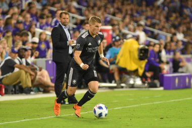 Orlando City 21 Nisan 2018 'de Orlando Florida' daki Exploria Stadyumu 'nda San Jose depremlerine ev sahipliği yaptı..  