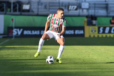 Fluminense, Florida Kupası 'nda 15 Ocak 2018' de Orlando Florida 'da oynanan Spektrum Stadyumu' nda Barcelona SC 'ye karşı..  