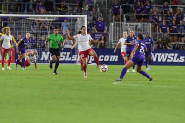 Orland Pride, 25 Ağustos 2018 'de Orlando Florida' daki Exploria Stadyumu 'nda Chicago Red Stars' a ev sahipliği yapıyor..