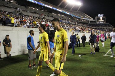 Paris Saint-Germain, Tottenham Hotspur 'a karşı 22 Temmuz 2017' de Orlando Florida 'daki Citrus Bowl' da.  
