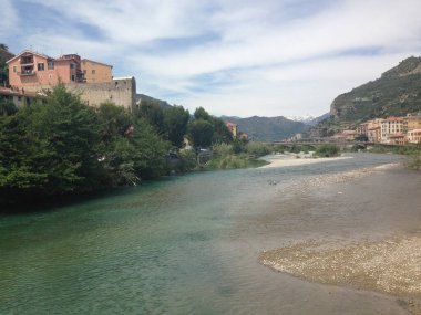 16 Mayıs 2014 'te Güzel Ventimiglia Şehri. 