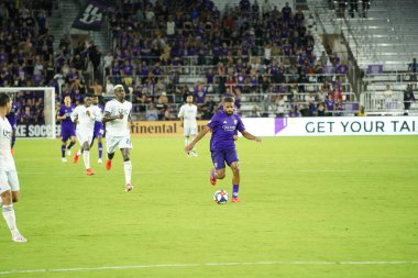 Orlando City SC, 19 Haziran 2019 Çarşamba günü Orlando 'daki Exploria Stadyumu' nda düzenlenen ABD Açık Kupası sırasında New England Devrimi 'ne ev sahipliği yaptı.