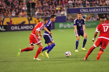 Orlando City SC, 8 Mayıs 2015 'te Florida' daki Kamp Dünyası Stadyumu 'nda Los Angeles Galaksisi' ne ev sahipliği yaptı.. 